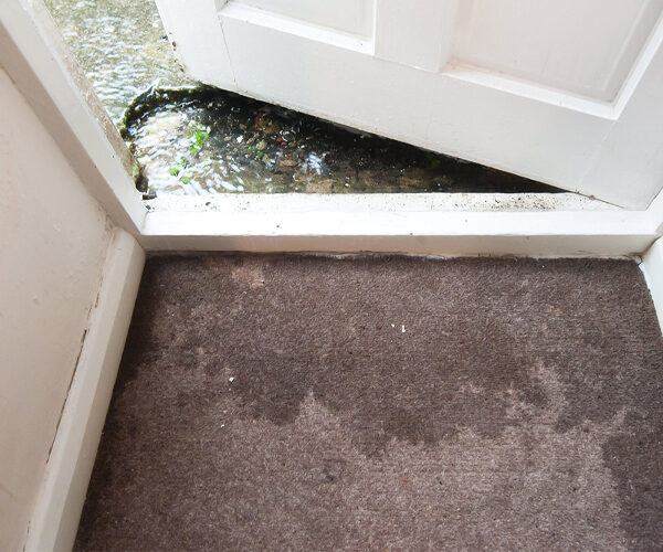 Water Damage Causes by Blocked Drain