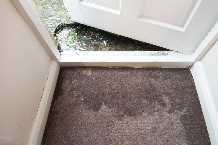 Water Damage Causes by Blocked Drain
